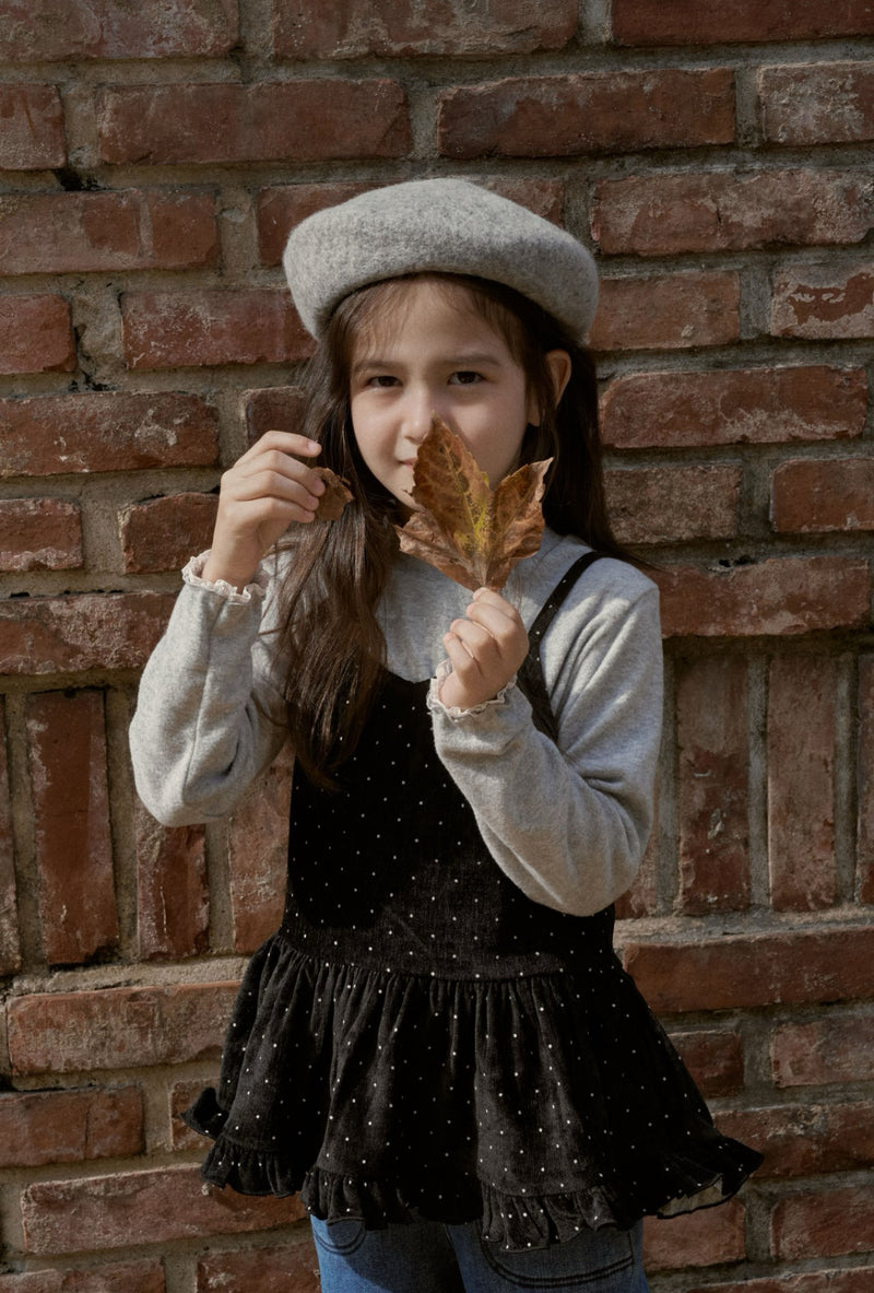 momo ann / frill polar tee【for kids &Jr.】