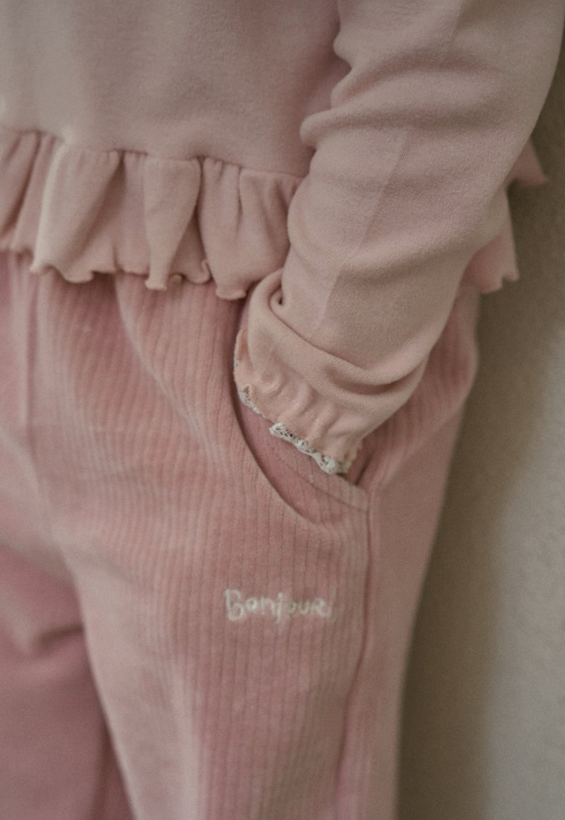 momo ann / frill polar tee【for kids &Jr.】
