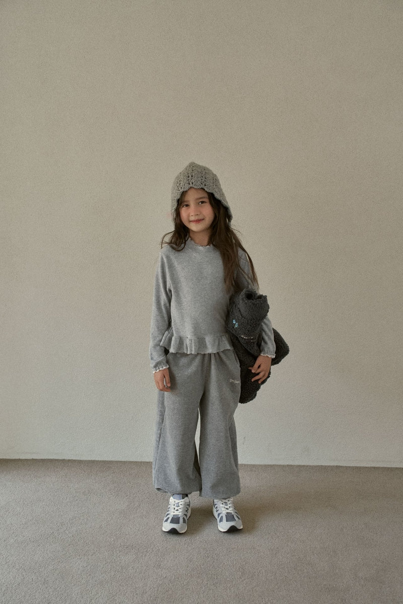 momo ann /  velour pants【for kids &Jr.&adult】