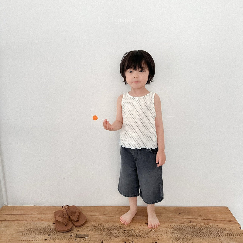 【即納130size】 digreen / dot tanktop【for kids】