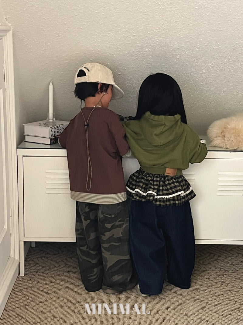 minimal / camo pantse【for kids &Jr.】