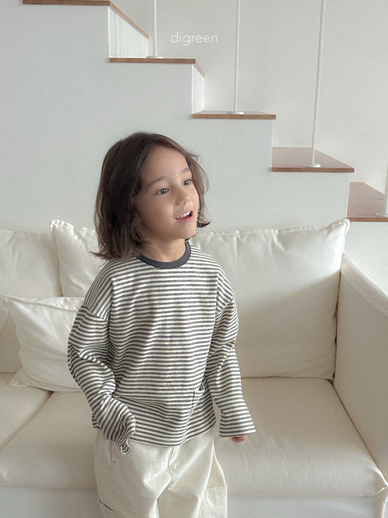digreen / pocket tee【for kids】