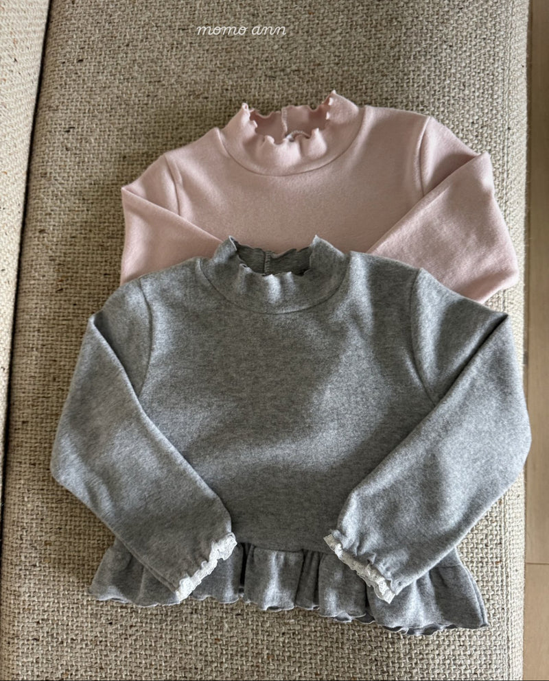 momo ann / frill polar tee【for kids &Jr.】