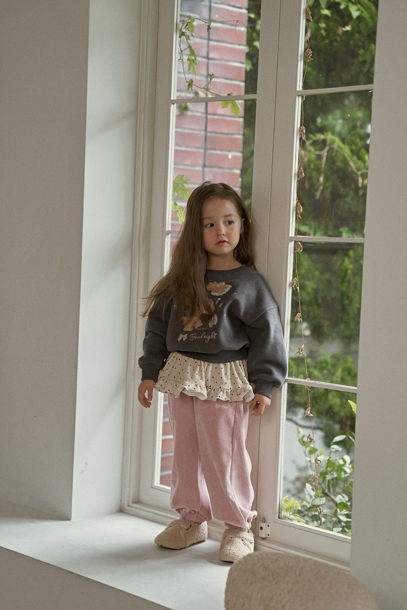 momo ann /  velour pants【for kids &Jr.&adult】