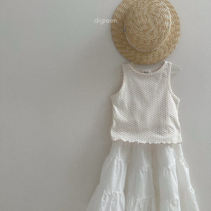 【即納130size】 digreen / dot tanktop【for kids】