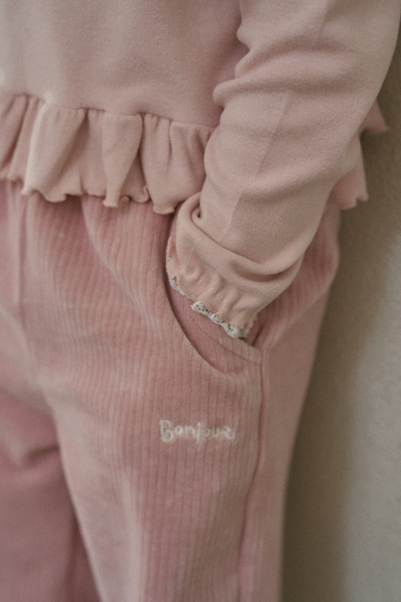 momo ann /  velour pants【for kids &Jr.&adult】