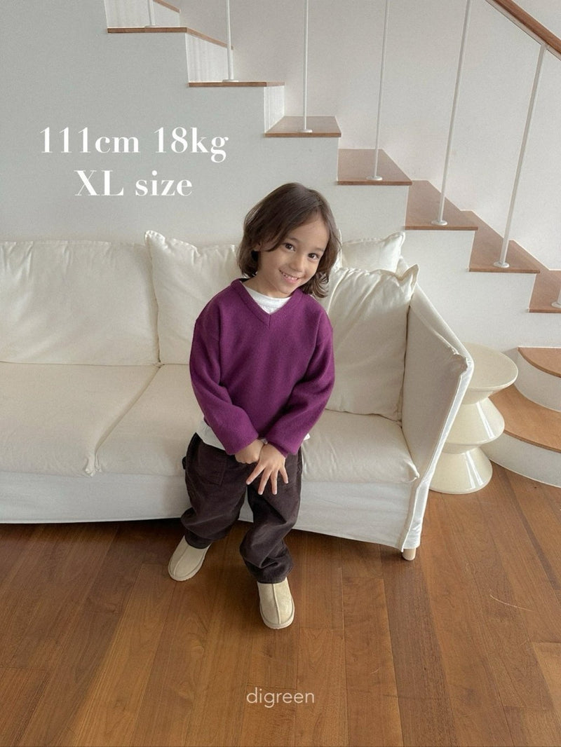digreen / argyle socks【for kids】
