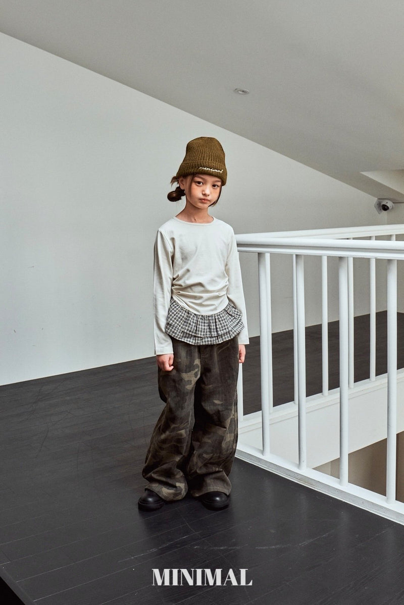 minimal / camo pantse【for kids &Jr.】