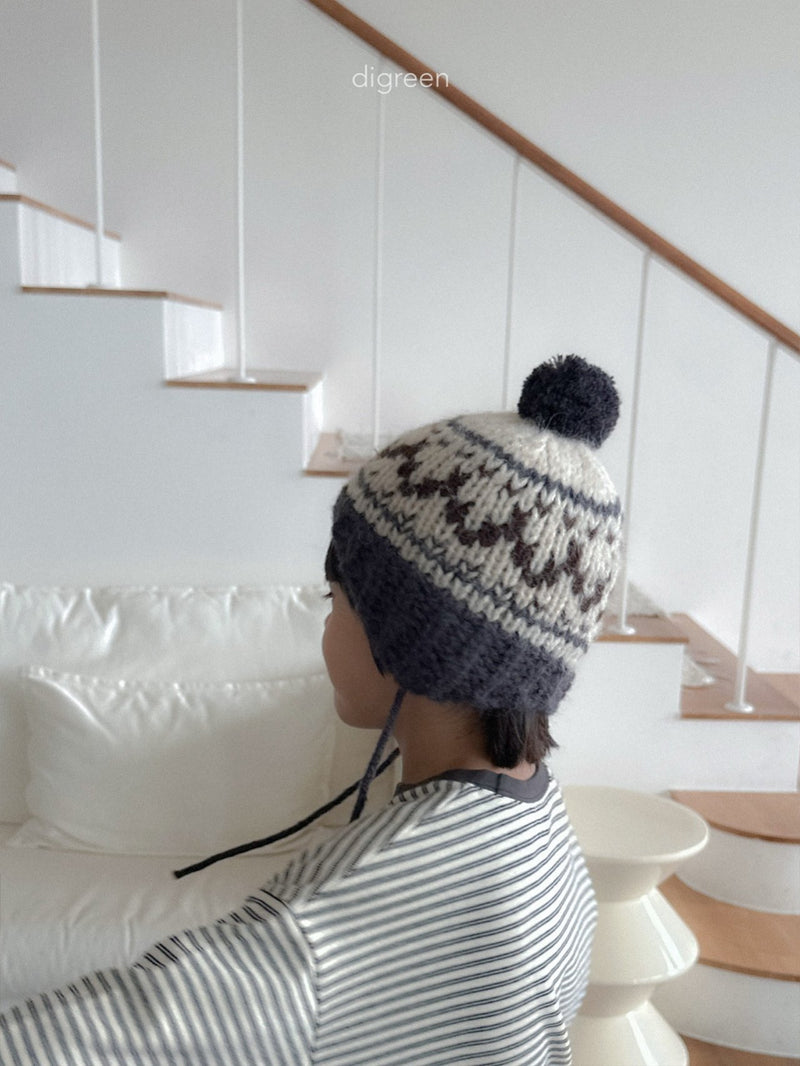 digreen / cowichan bonnet【for kids】