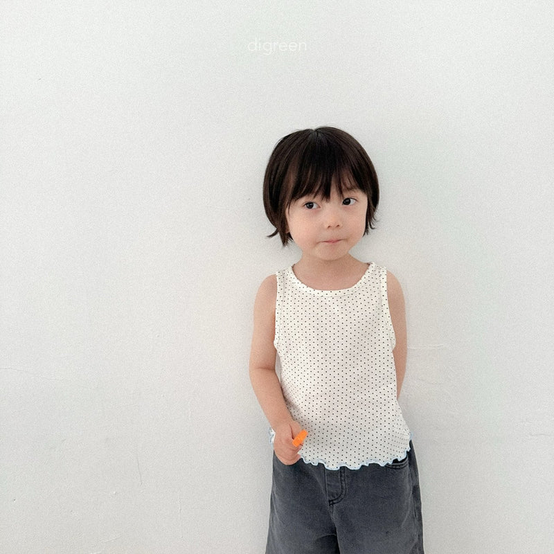 【即納130size】 digreen / dot tanktop【for kids】