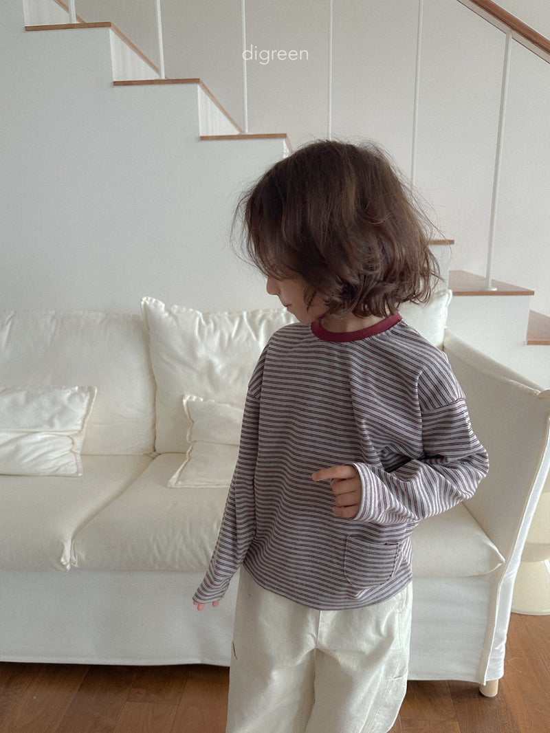 digreen / pocket tee【for kids】