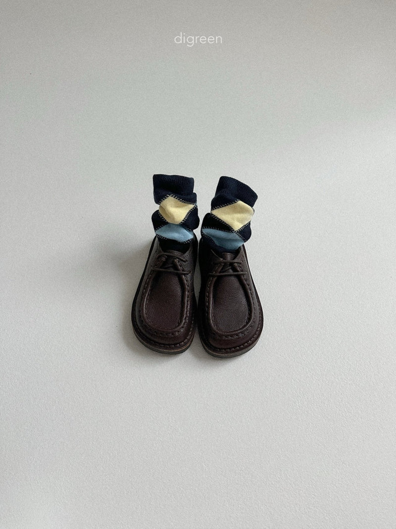 digreen / argyle socks【for kids】