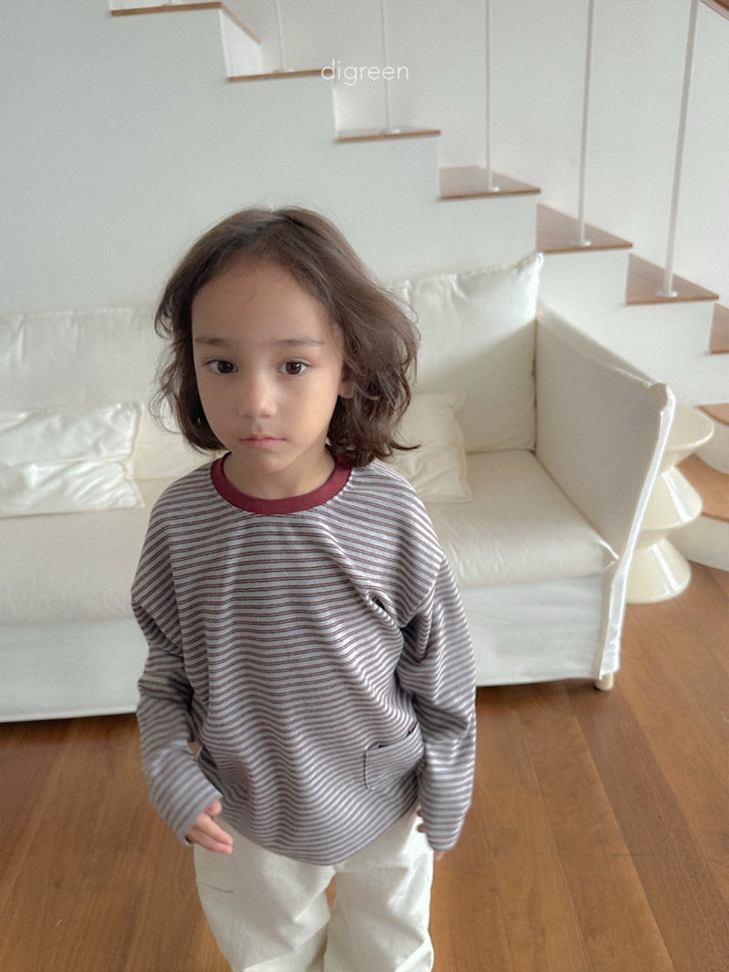 digreen / pocket tee【for kids】