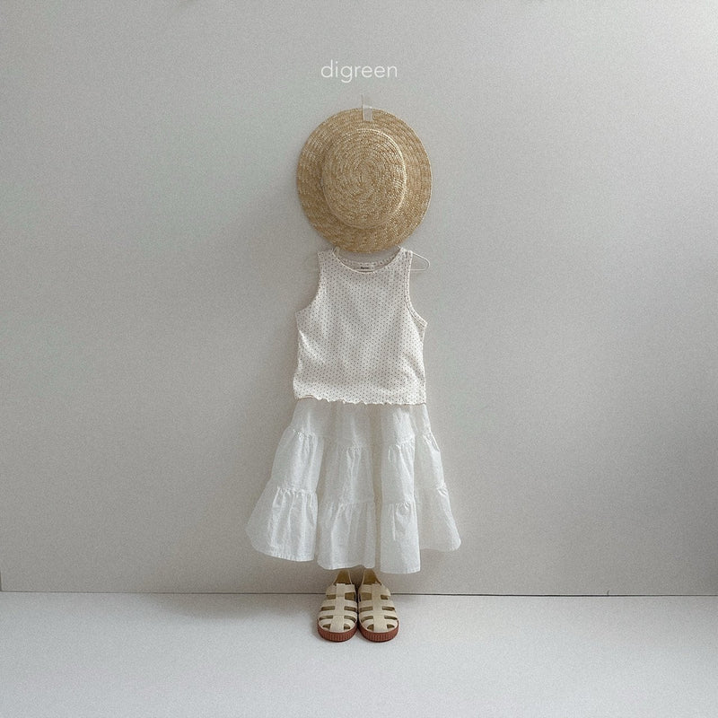 【即納130size】 digreen / dot tanktop【for kids】