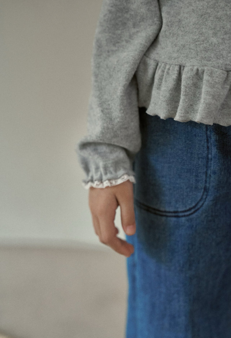 momo ann / frill polar tee【for kids &Jr.】