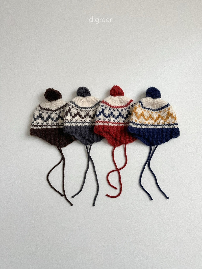 digreen / cowichan bonnet【for kids】