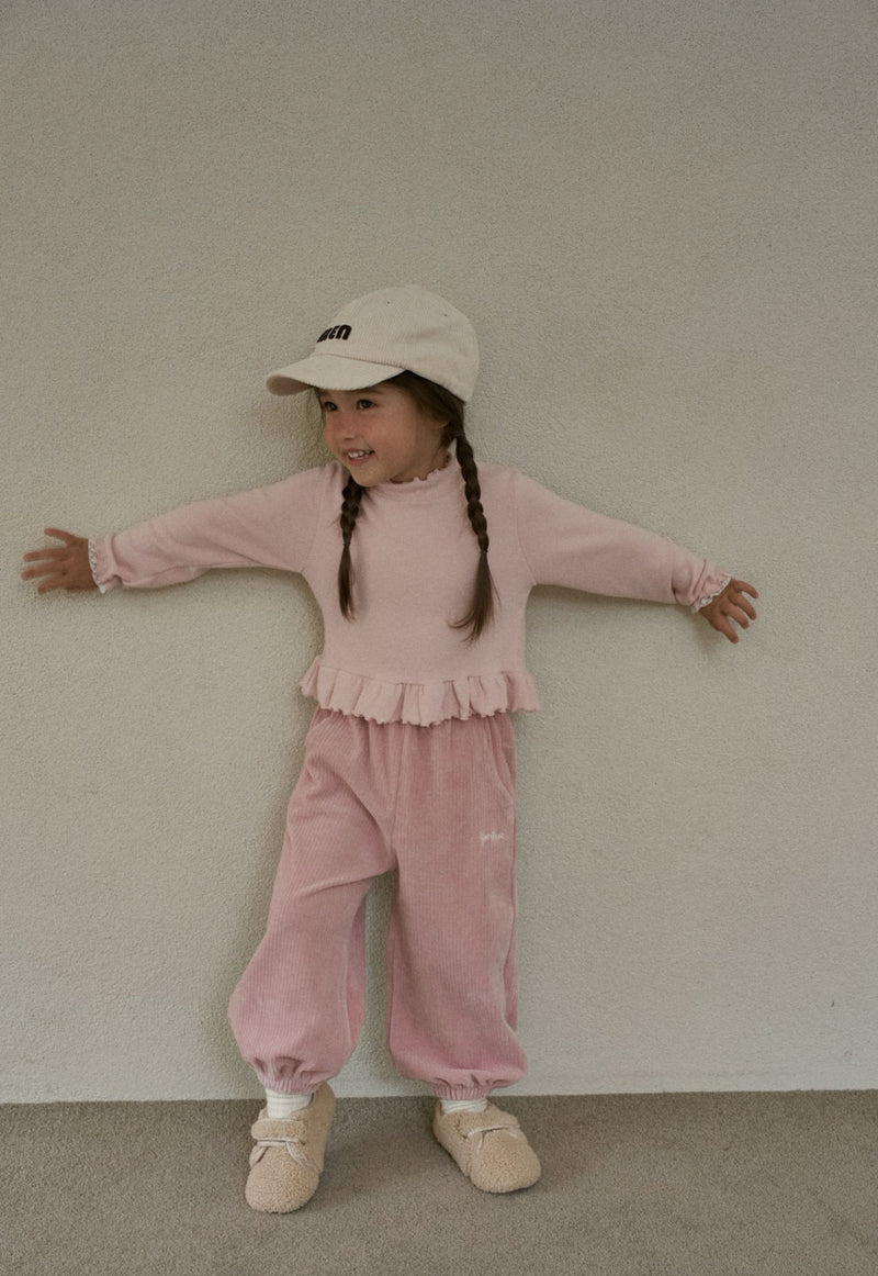 momo ann / frill polar tee【for kids &Jr.】