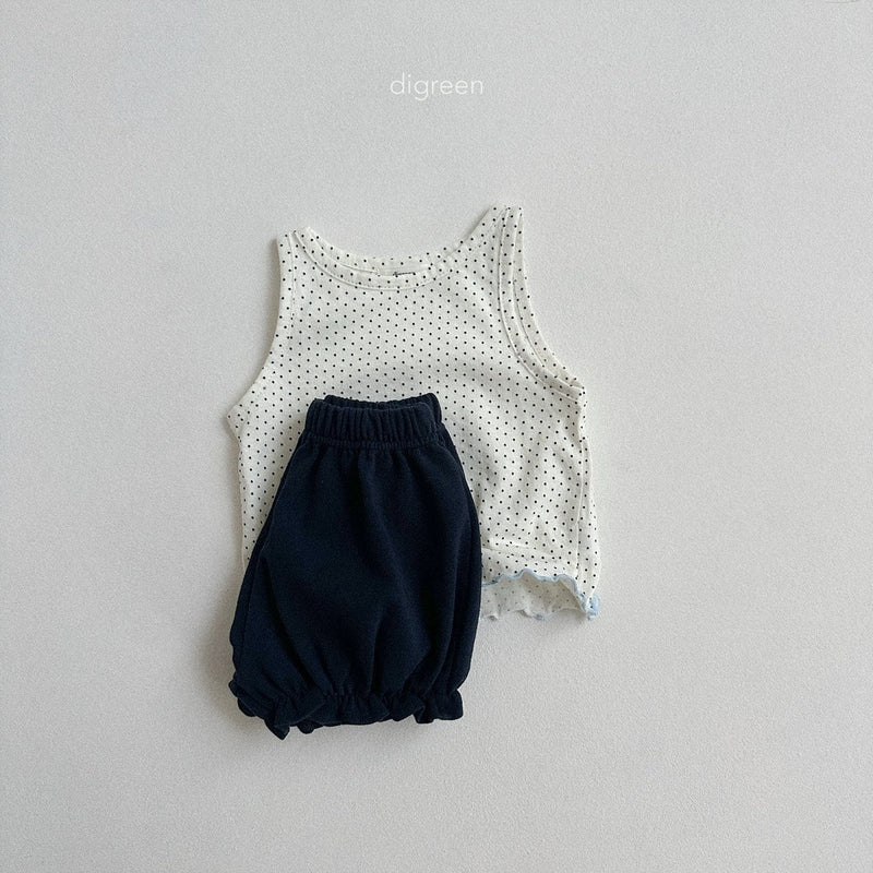 【即納130size】 digreen / dot tanktop【for kids】