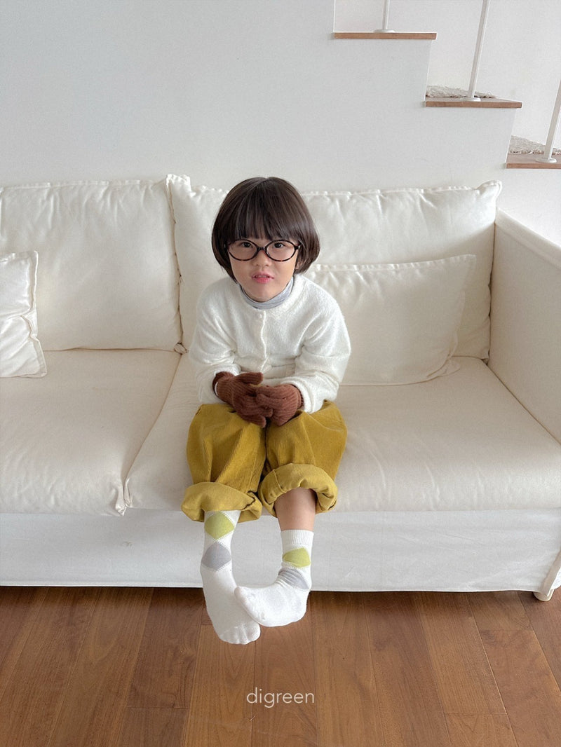digreen / argyle socks【for kids】