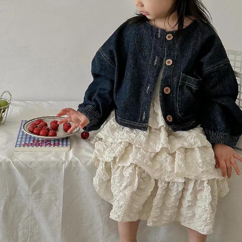 即納 130size】 一部即納 frill tiered one-piece – sheep closet