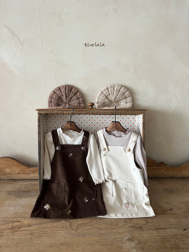 thelala / cream corduroy onepiece
