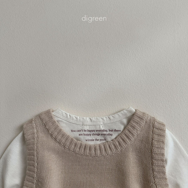 digreen / letter tee