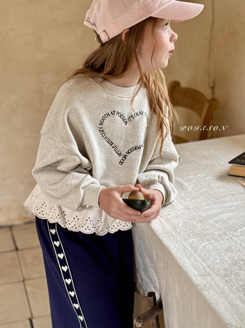 poisson / heart embroidery mtm【for kids &Jr.】