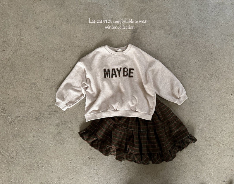 la camel  / maybe skirt