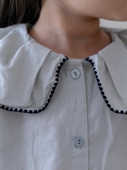 oatmeal / may sela blouse【for kids】