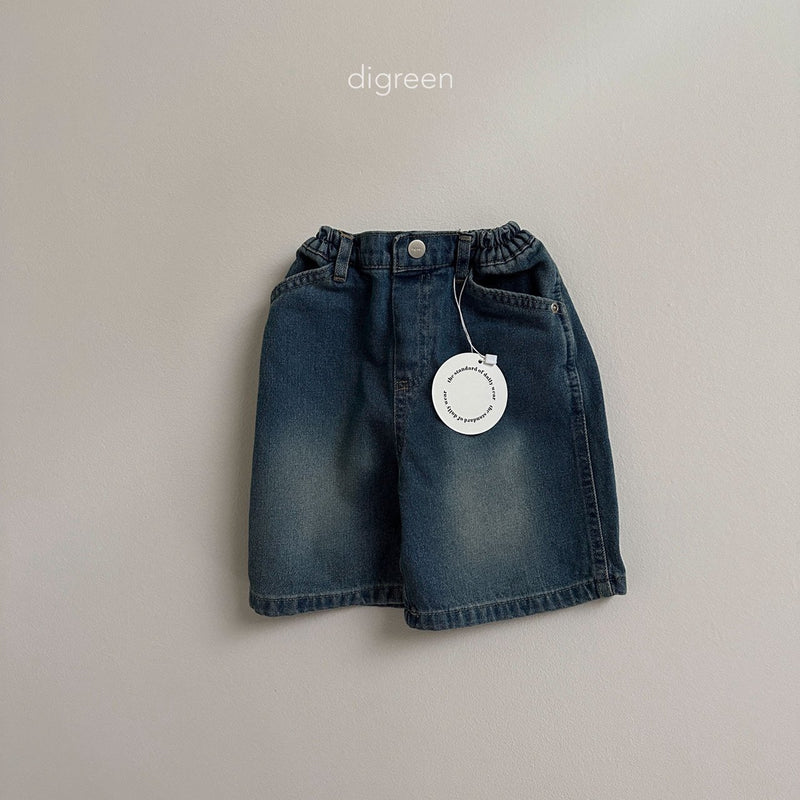 digreen / bermuda denim pants