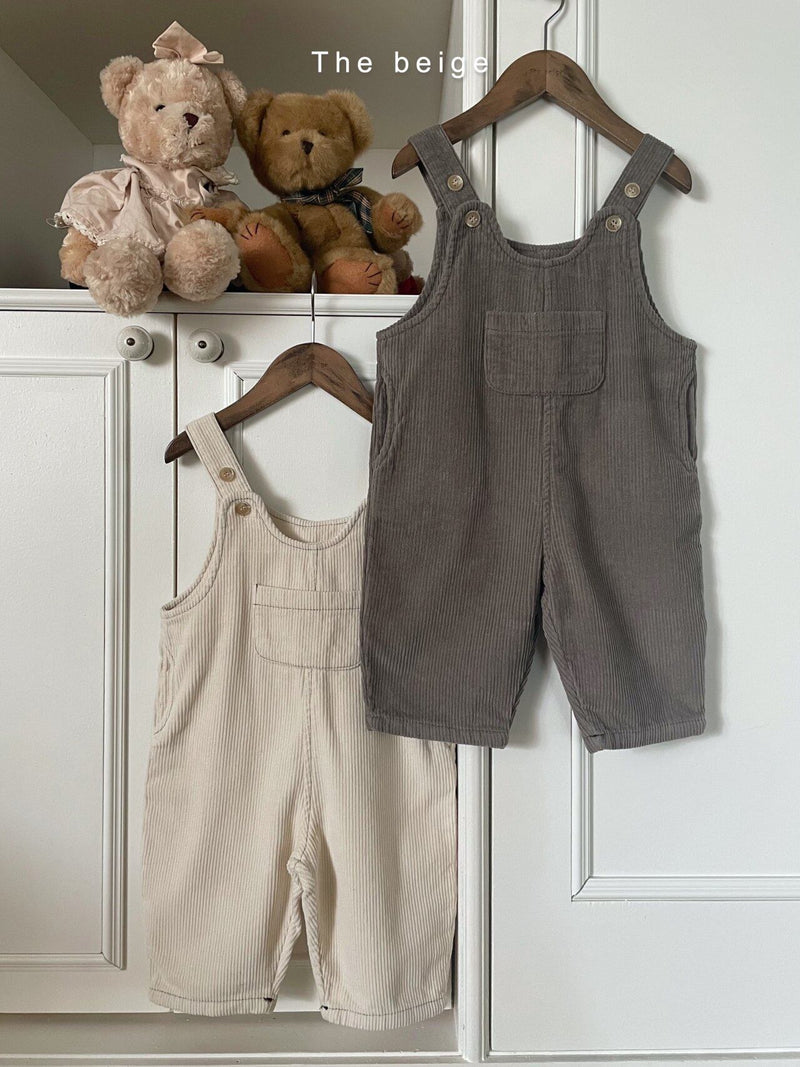 the beige / stitch overall