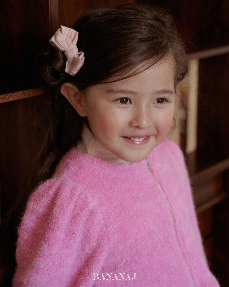 bananaj / moelly zipup cardigan【for kids & jr.】