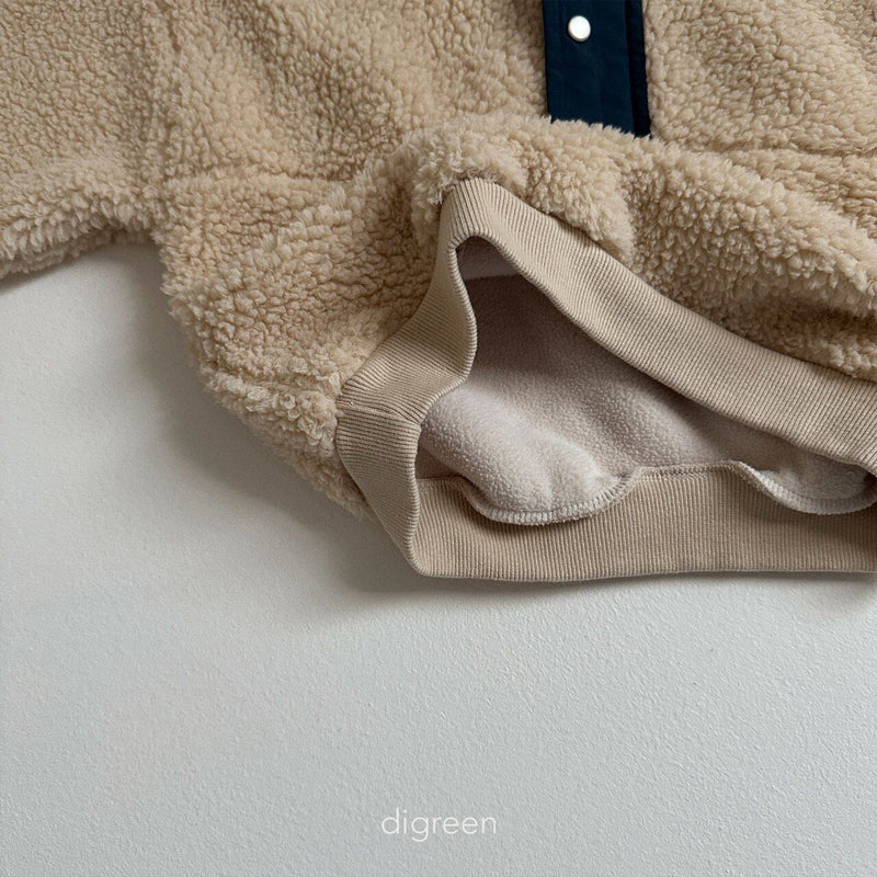 digreen / fleece half zipup mtm