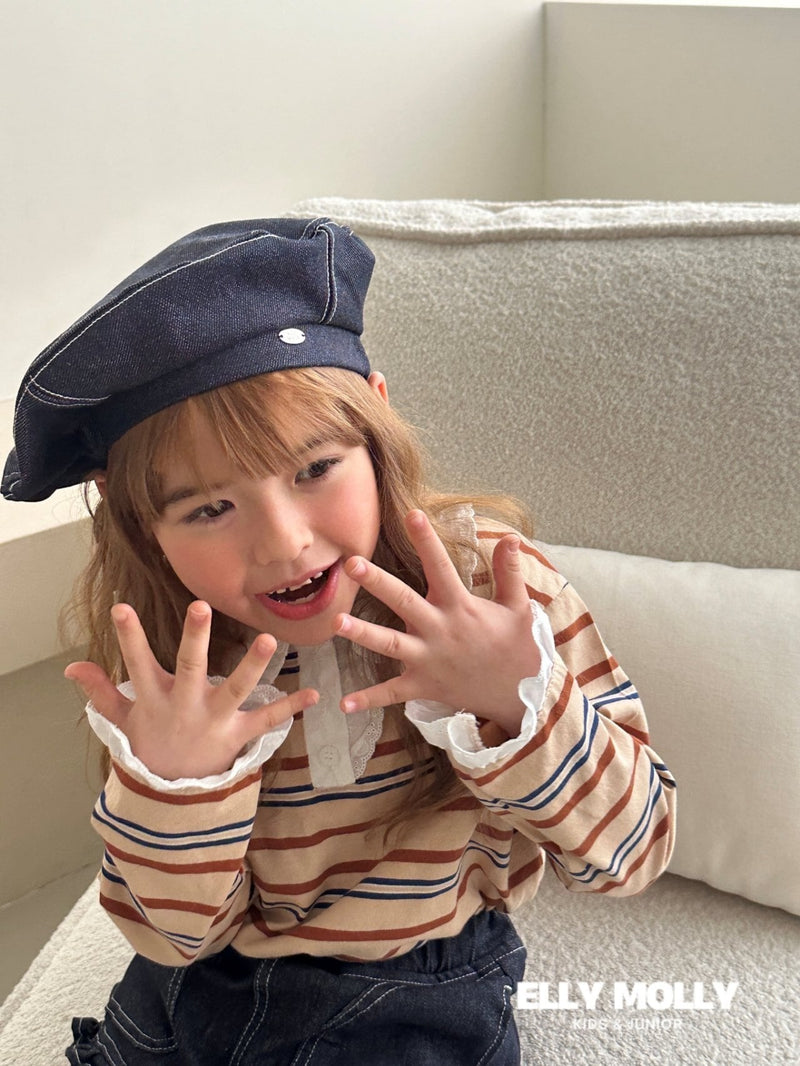 elly molly  / non fade beret  【for kids, Jr. 】