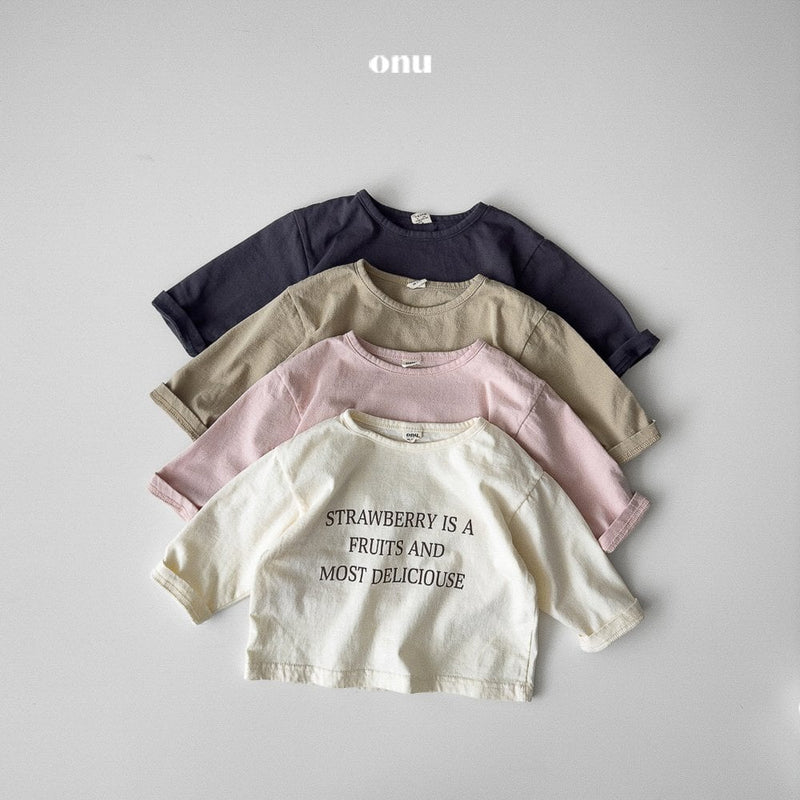 onu / strawberry tee【for kids】