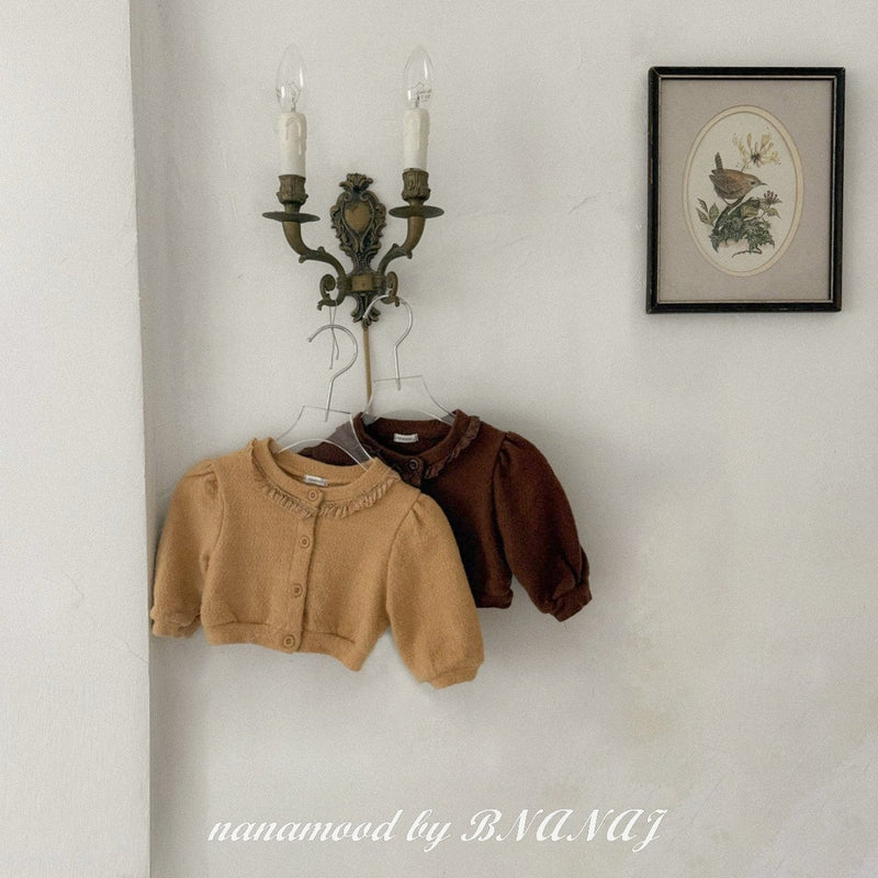 nanamood by banana.j / bebe mocha cardigan【for baby】