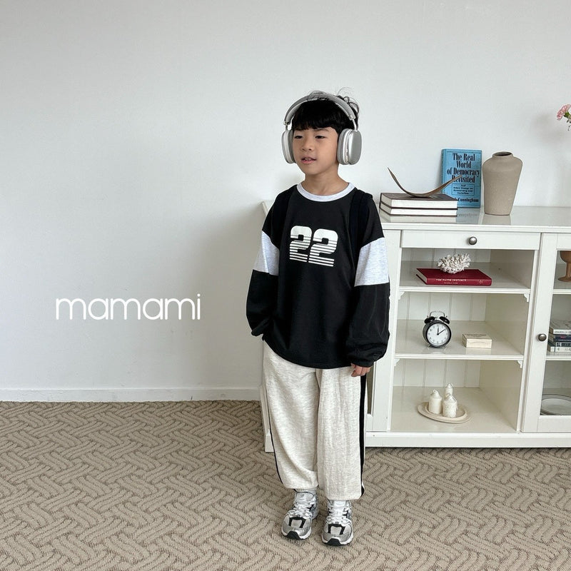 mamami / line jogger pants【for kids & jr.】