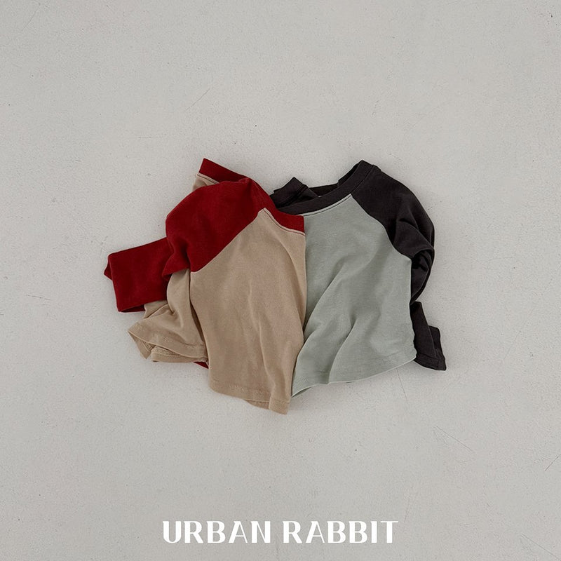 urban rabbit / round raglan t-shirt【for kids & Jr.】