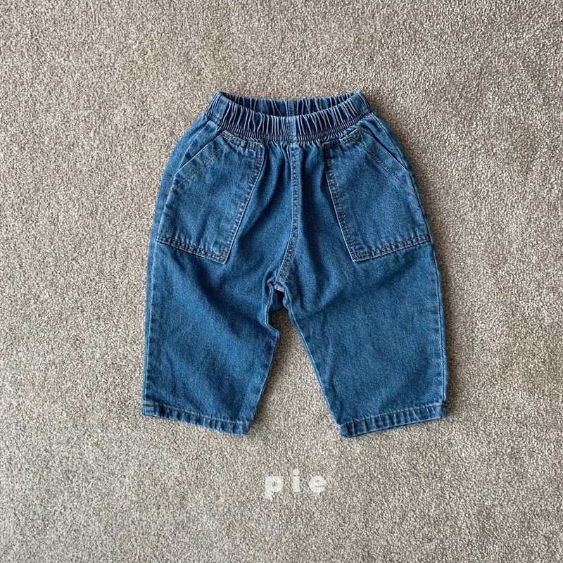 pie/ pie pocket denim