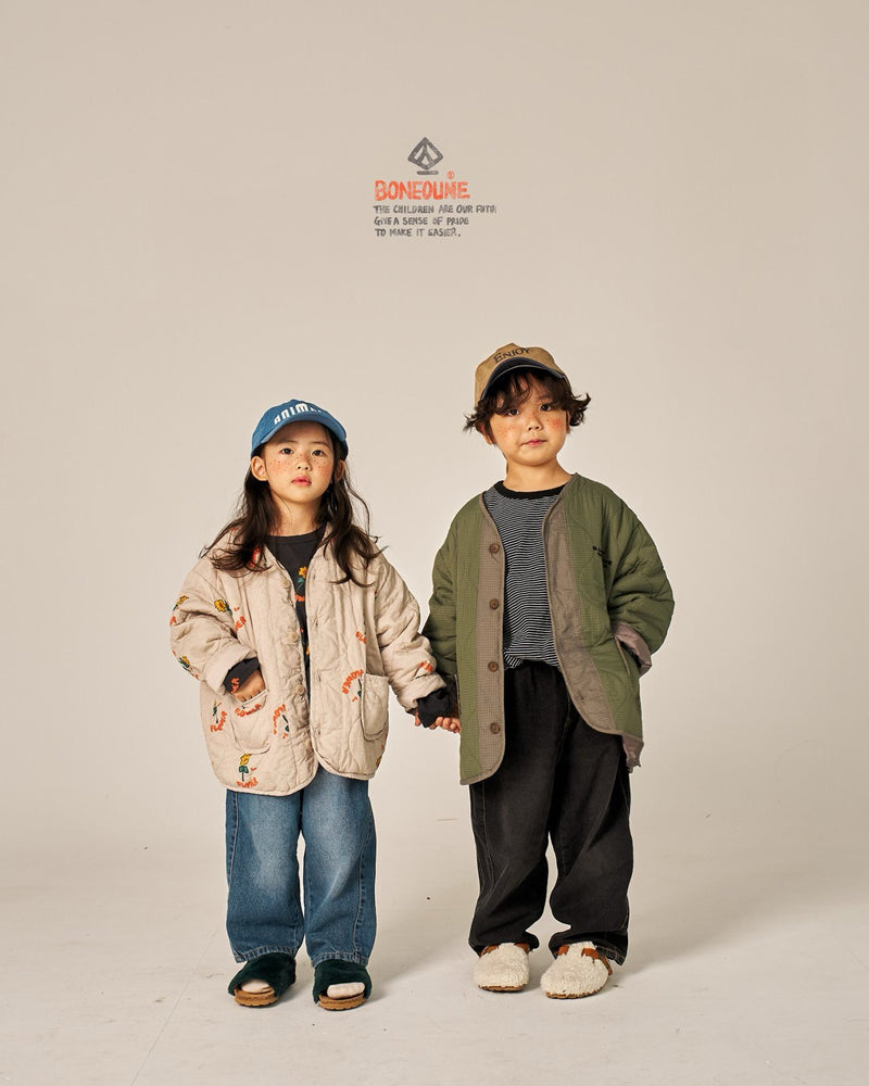 boneoune / side denim pants【for kids, Jr. 】