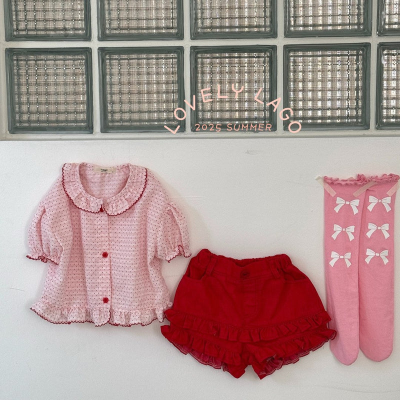 lago / pincot blouse【for kids&Jr. 】