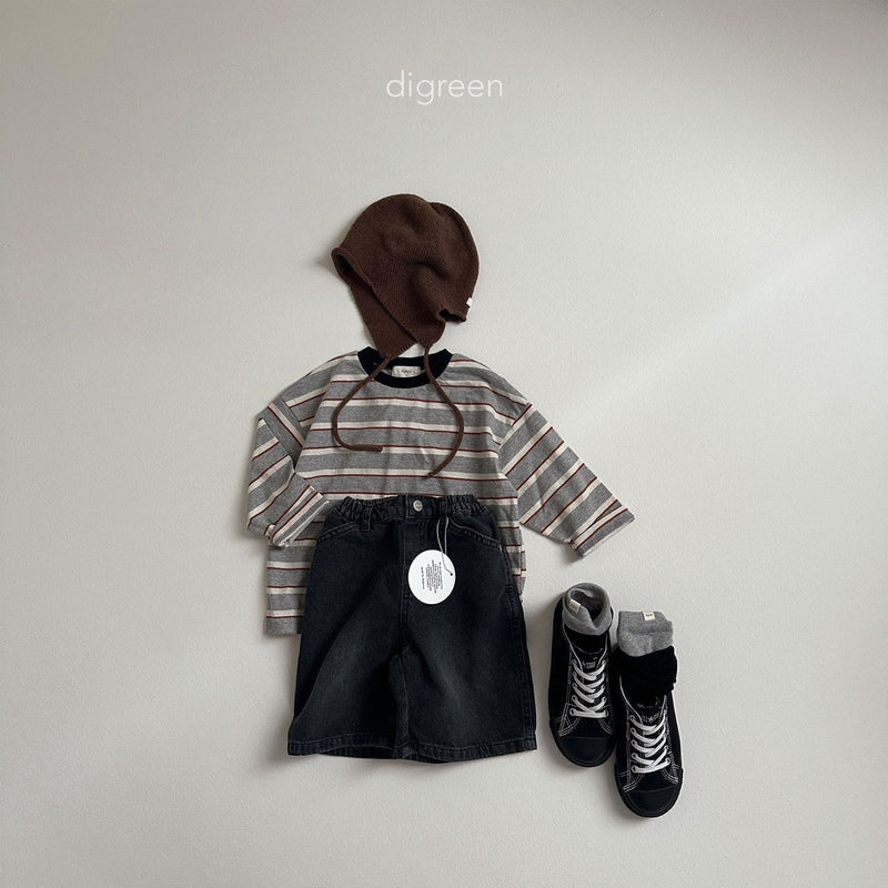 digreen / bermuda denim pants