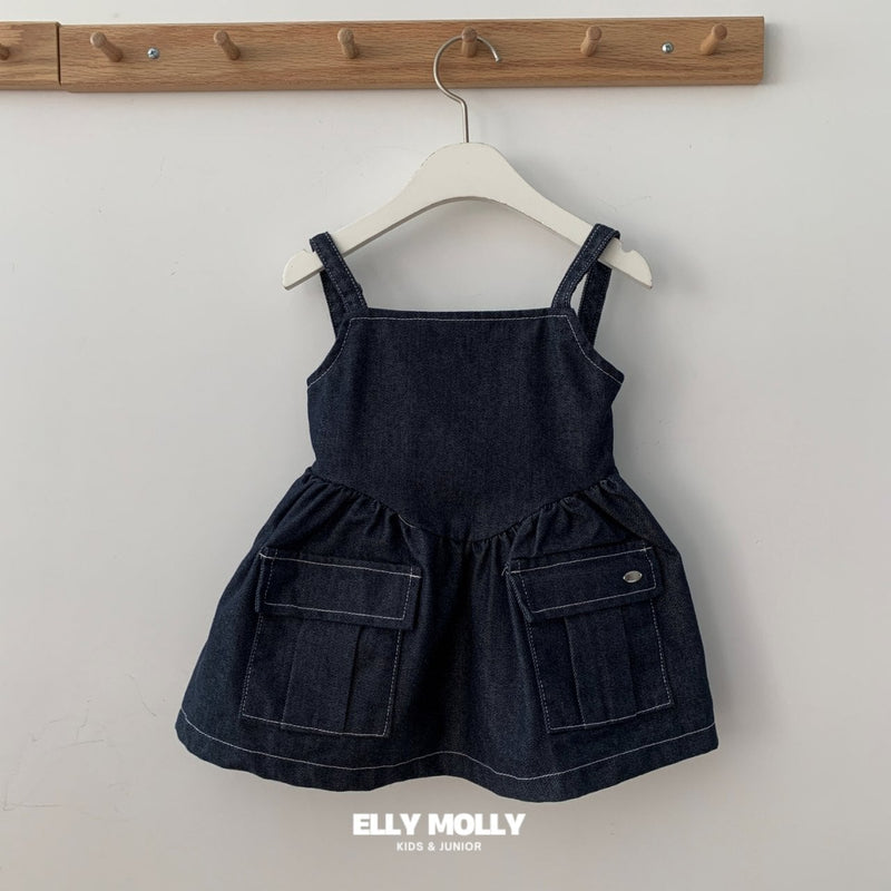 elly molly  / non fade big pocket onepiece【for kids, Jr. 】