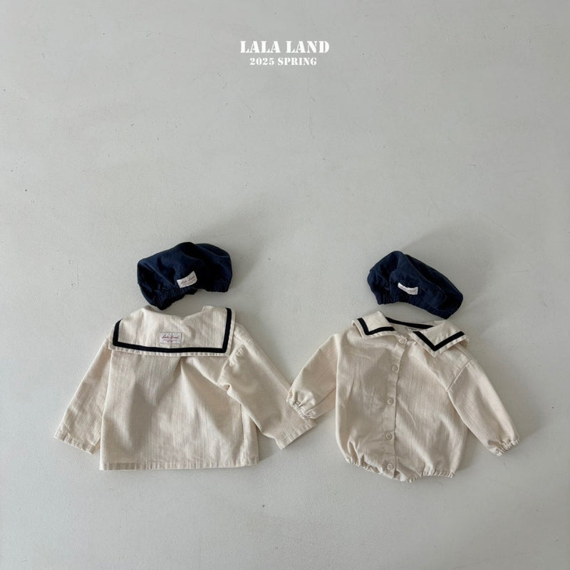 lalaland / sailor denim shirt【for kids】