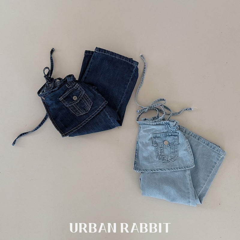 urban rabbit / pocket wrap denim pants【for kids & Jr.】