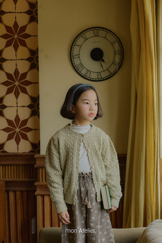 mon atelier / gradma cardigan