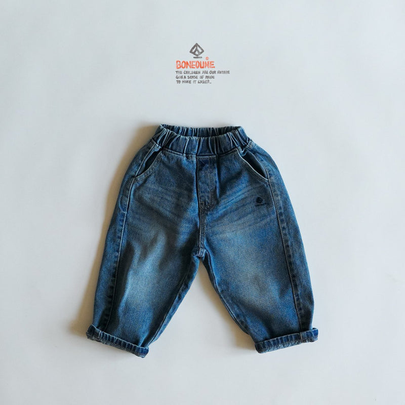 boneoune / side denim pants【for kids, Jr. 】