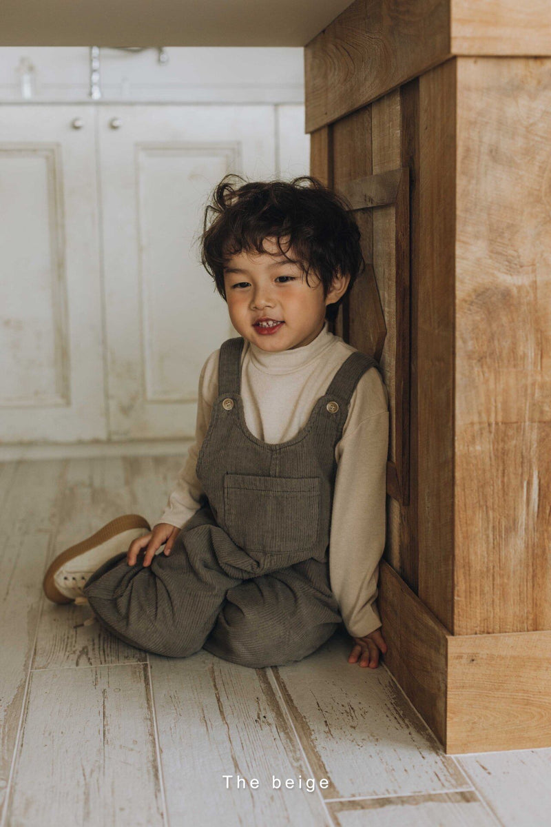 the beige / stitch overall