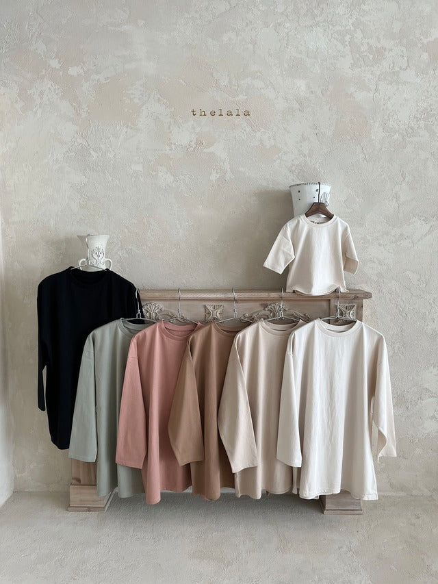 thelala /【for mom】high muji tee