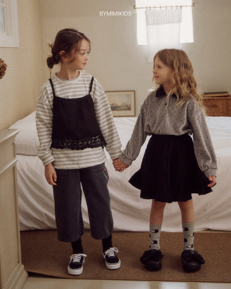 by mimi  / layered bustier【for kids , jr】